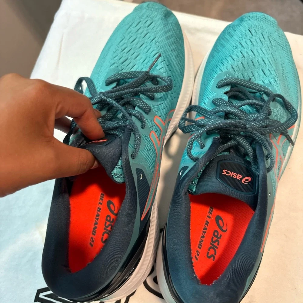 ASICS Gel-Kayano Women’s Running Shoes Teal Blue